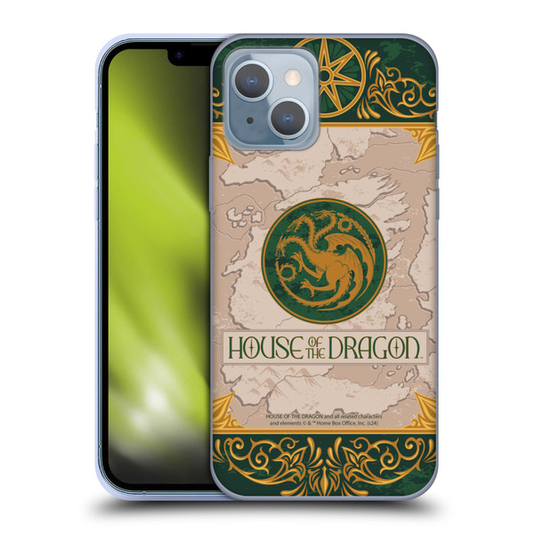 House Of The Dragon: Television Series Season 2 Graphics Targaryen Seven Kingdoms Soft Gel Case for Apple iPhone 14