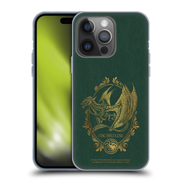 House Of The Dragon: Television Series Season 2 Graphics Fire Made Flesh Soft Gel Case for Apple iPhone 14 Pro