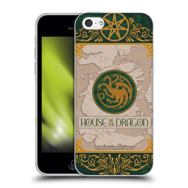 House Of The Dragon: Television Series Season 2 Graphics Targaryen Seven Kingdoms Soft Gel Case for Apple iPhone 5c