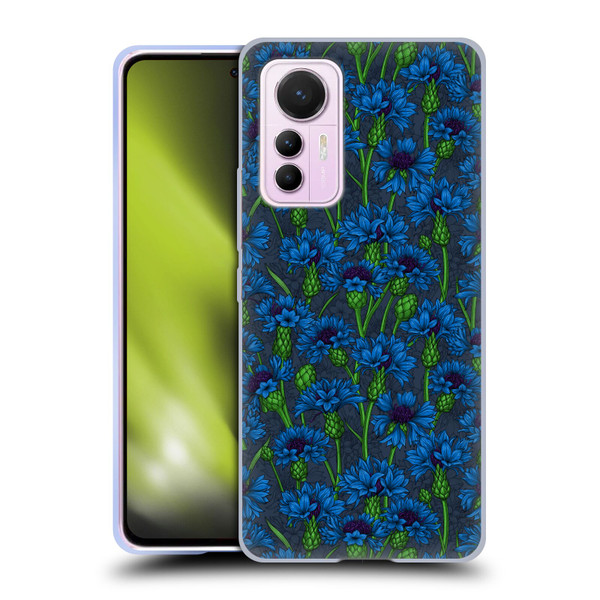 Katerina Kirilova Art Blue Cornflowers Soft Gel Case for Xiaomi 12 Lite