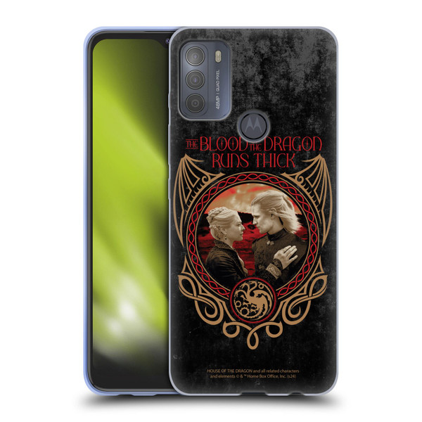 House Of The Dragon: Television Series Season 2 Graphics Blood Of The Dragon Soft Gel Case for Motorola Moto G50