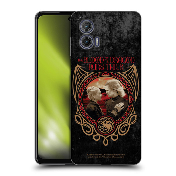 House Of The Dragon: Television Series Season 2 Graphics Blood Of The Dragon Soft Gel Case for Motorola Moto G73 5G