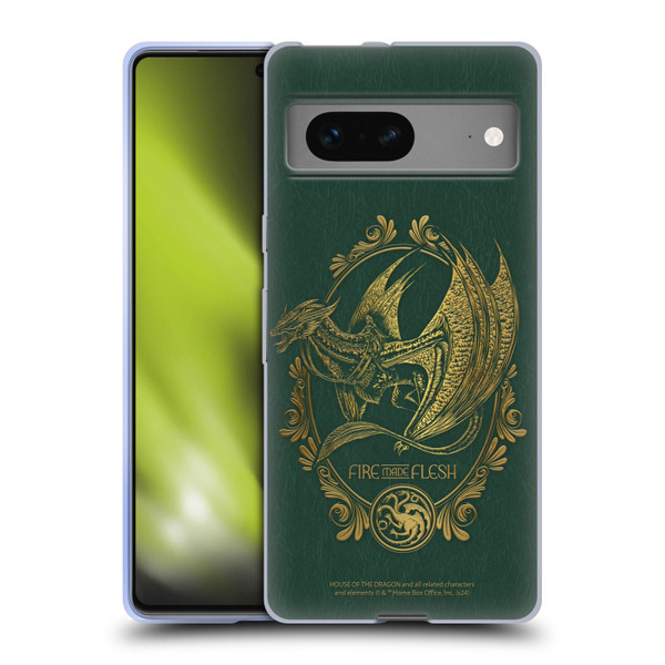 House Of The Dragon: Television Series Season 2 Graphics Fire Made Flesh Soft Gel Case for Google Pixel 7