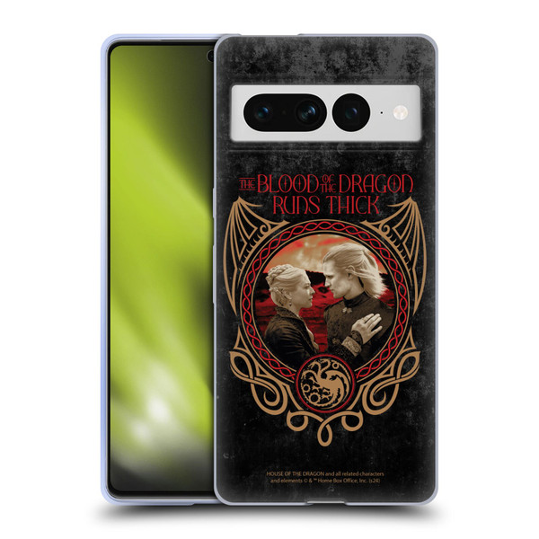 House Of The Dragon: Television Series Season 2 Graphics Blood Of The Dragon Soft Gel Case for Google Pixel 7 Pro