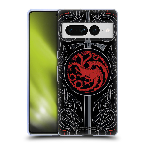 House Of The Dragon: Television Series Season 2 Graphics Daemon Targaryen Sword Soft Gel Case for Google Pixel 7 Pro