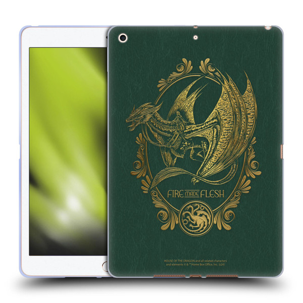 House Of The Dragon: Television Series Season 2 Graphics Fire Made Flesh Soft Gel Case for Apple iPad 10.2 2019/2020/2021