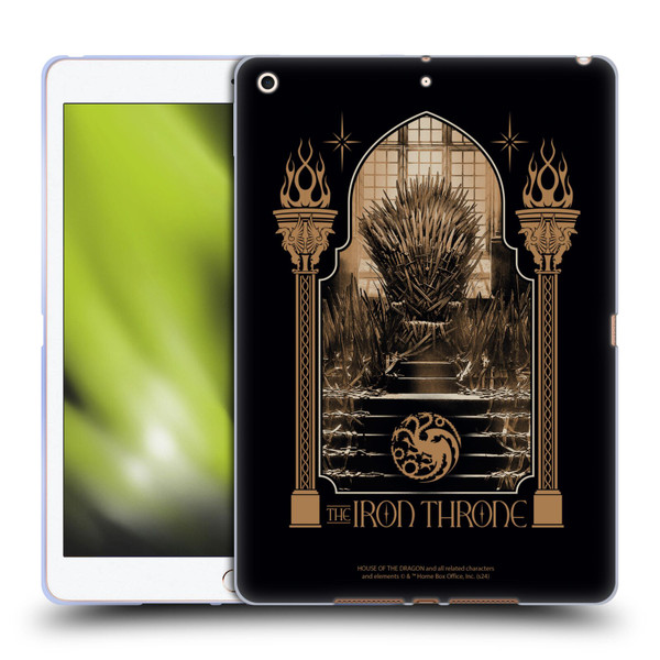 House Of The Dragon: Television Series Season 2 Graphics The Iron Throne Soft Gel Case for Apple iPad 10.2 2019/2020/2021
