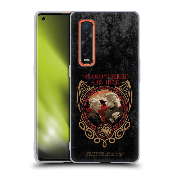 House Of The Dragon: Television Series Season 2 Graphics Blood Of The Dragon Soft Gel Case for OPPO Find X2 Pro 5G