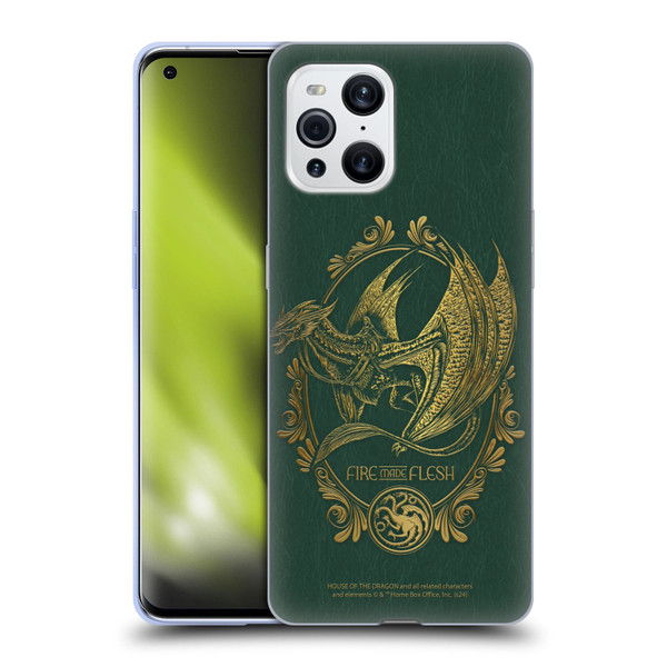 House Of The Dragon: Television Series Season 2 Graphics Fire Made Flesh Soft Gel Case for OPPO Find X3 / Pro