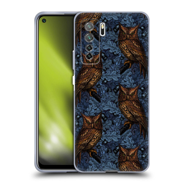 Katerina Kirilova Graphics Night Owls Soft Gel Case for Huawei Nova 7 SE/P40 Lite 5G