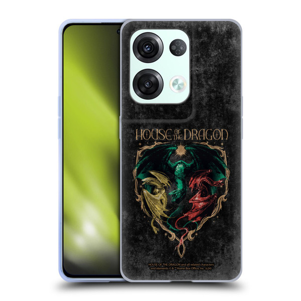 House Of The Dragon: Television Series Season 2 Graphics Dragons Soft Gel Case for OPPO Reno8 Pro