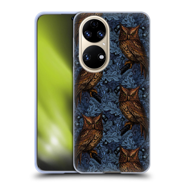 Katerina Kirilova Graphics Night Owls Soft Gel Case for Huawei P50