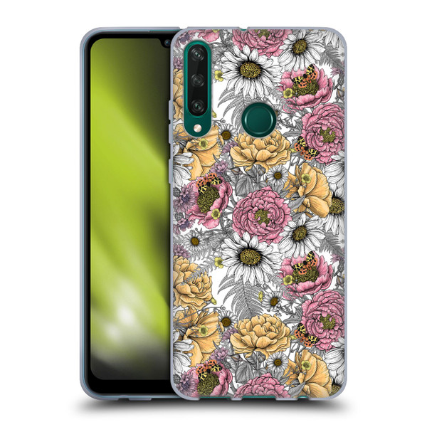 Katerina Kirilova Graphics Garden Bouquet Soft Gel Case for Huawei Y6p