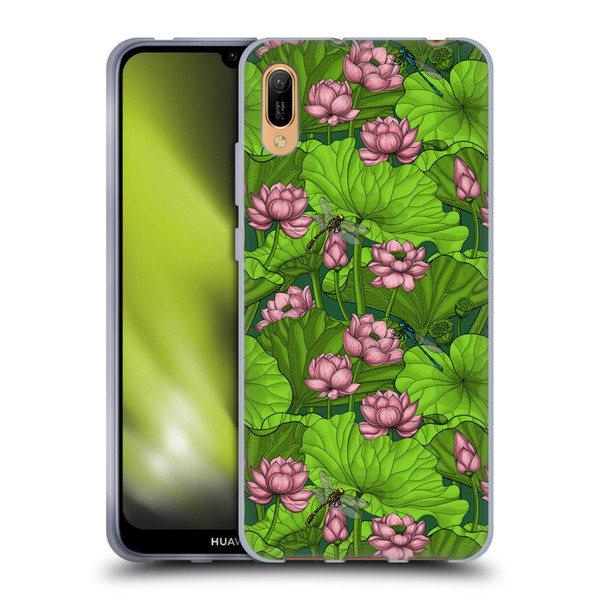 Katerina Kirilova Graphics Lotus Garden Soft Gel Case for Huawei Y6 Pro (2019)