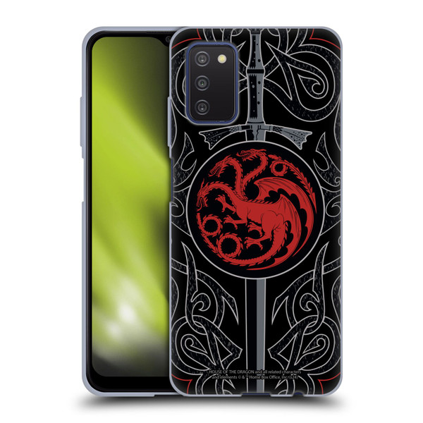 House Of The Dragon: Television Series Season 2 Graphics Daemon Targaryen Sword Soft Gel Case for Samsung Galaxy A03s (2021)