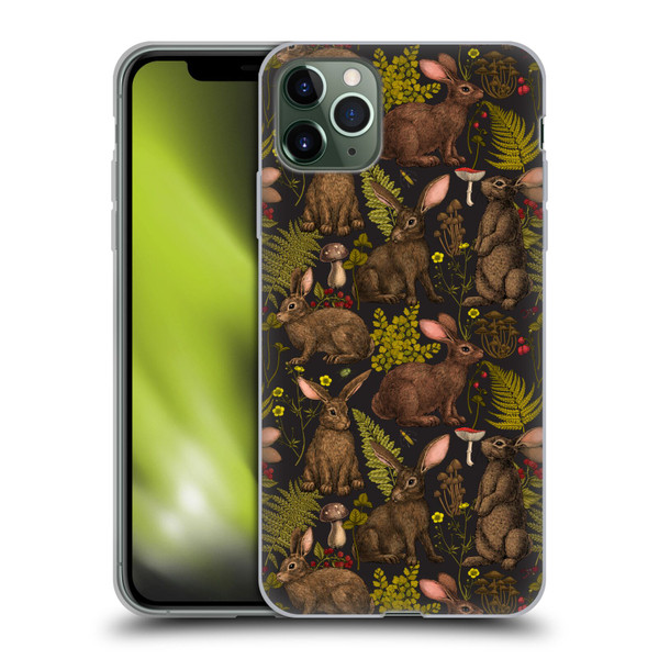 Katerina Kirilova Graphics Rabbits Soft Gel Case for Apple iPhone 11 Pro Max