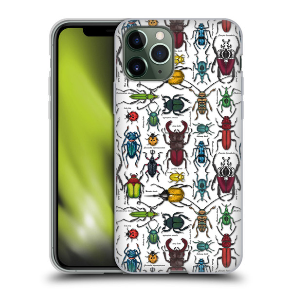 Katerina Kirilova Graphics Beetles Soft Gel Case for Apple iPhone 11 Pro