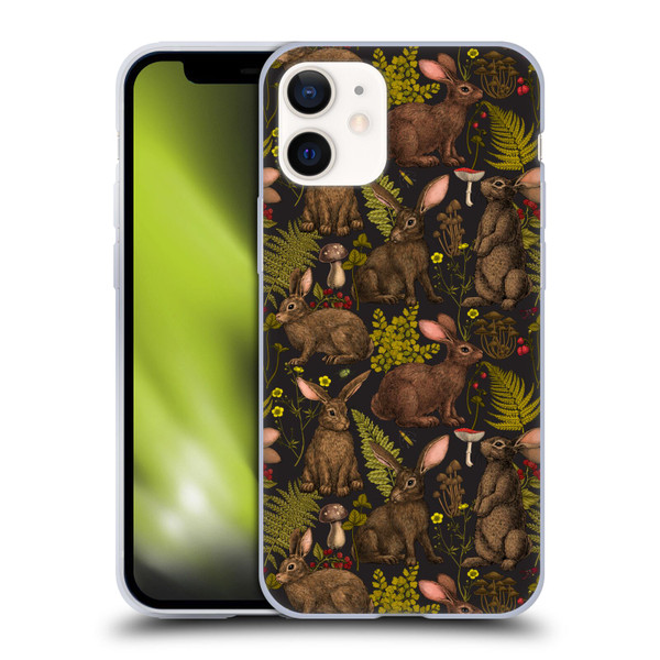 Katerina Kirilova Graphics Rabbits Soft Gel Case for Apple iPhone 12 Mini