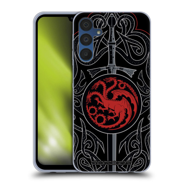 House Of The Dragon: Television Series Season 2 Graphics Daemon Targaryen Sword Soft Gel Case for Samsung Galaxy A15