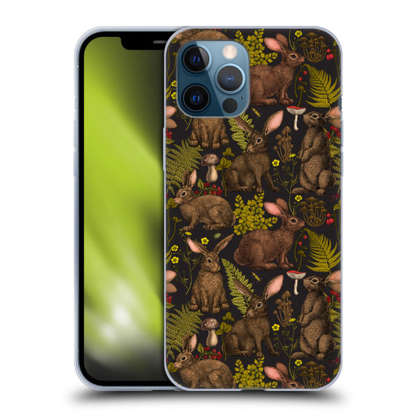 Katerina Kirilova Graphics Rabbits Soft Gel Case for Apple iPhone 12 Pro Max