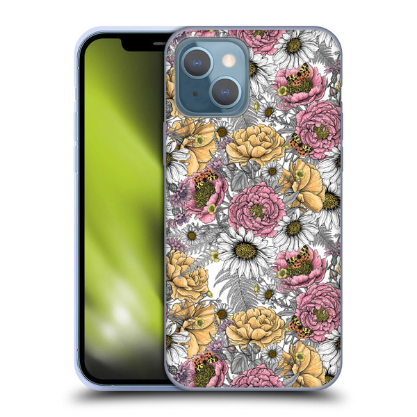 Katerina Kirilova Graphics Garden Bouquet Soft Gel Case for Apple iPhone 13