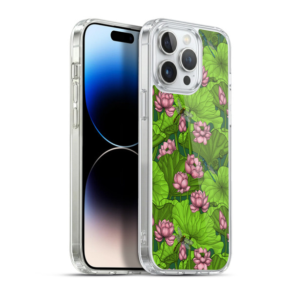 Katerina Kirilova Graphics Lotus Garden Soft Gel Case for Apple iPhone 13 Pro Max & MagSafe