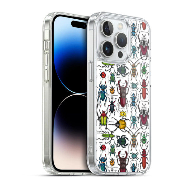 Katerina Kirilova Graphics Beetles Soft Gel Case for Apple iPhone 13 Pro & MagSafe