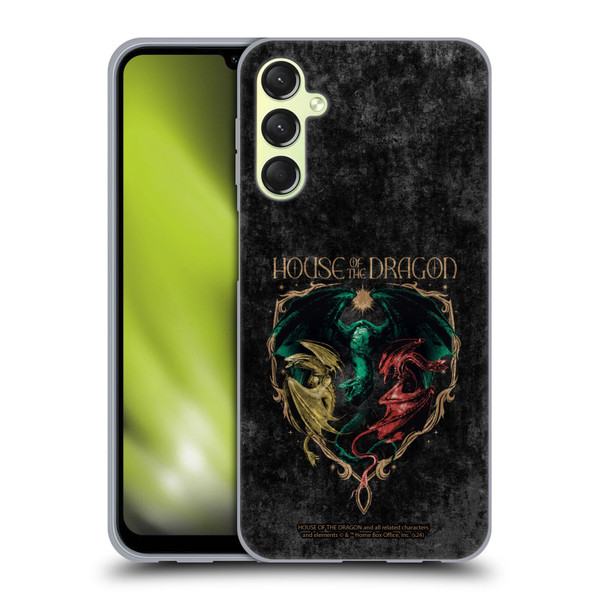 House Of The Dragon: Television Series Season 2 Graphics Dragons Soft Gel Case for Samsung Galaxy A24 4G / Galaxy M34 5G