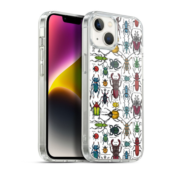 Katerina Kirilova Graphics Beetles Soft Gel Case for Apple iPhone 14 Plus & MagSafe