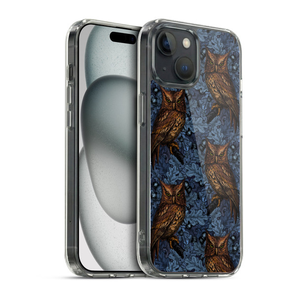Katerina Kirilova Graphics Night Owls Soft Gel Case for Apple iPhone 15 & MagSafe