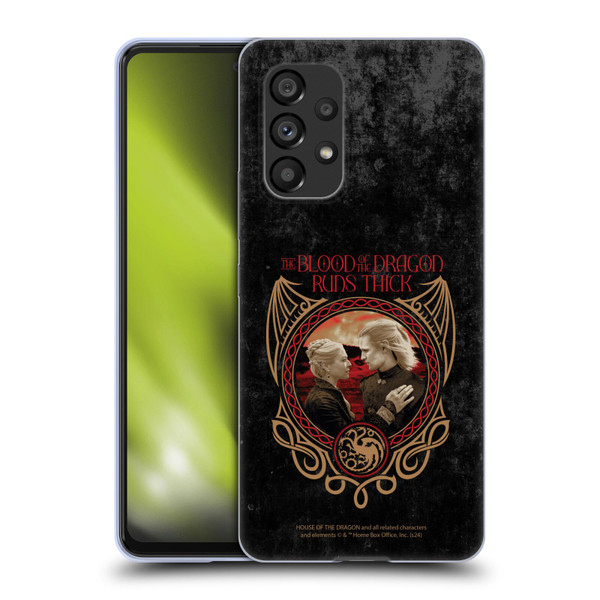 House Of The Dragon: Television Series Season 2 Graphics Blood Of The Dragon Soft Gel Case for Samsung Galaxy A53 5G (2022)
