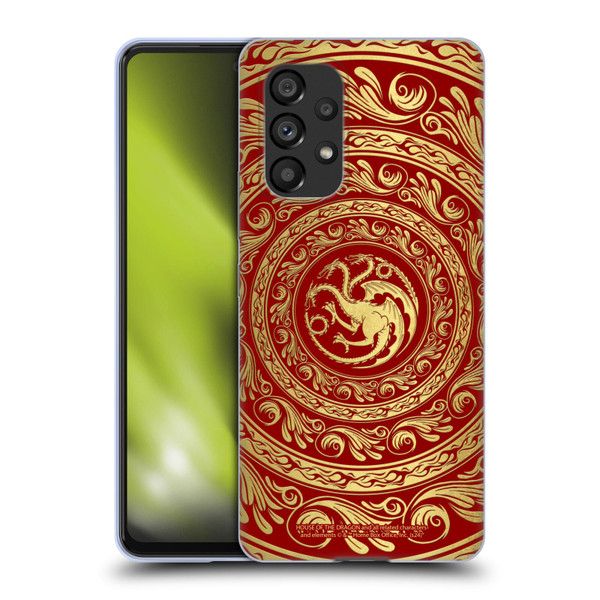 House Of The Dragon: Television Series Season 2 Graphics Targaryen Logo Soft Gel Case for Samsung Galaxy A53 5G (2022)