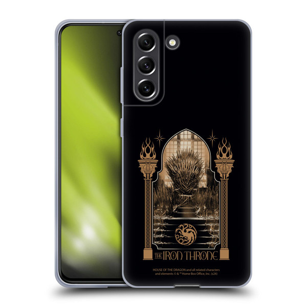 House Of The Dragon: Television Series Season 2 Graphics The Iron Throne Soft Gel Case for Samsung Galaxy S21 FE 5G