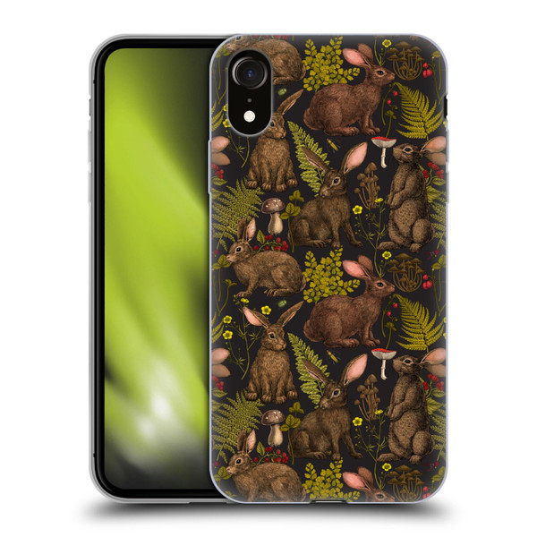 Katerina Kirilova Graphics Rabbits Soft Gel Case for Apple iPhone XR