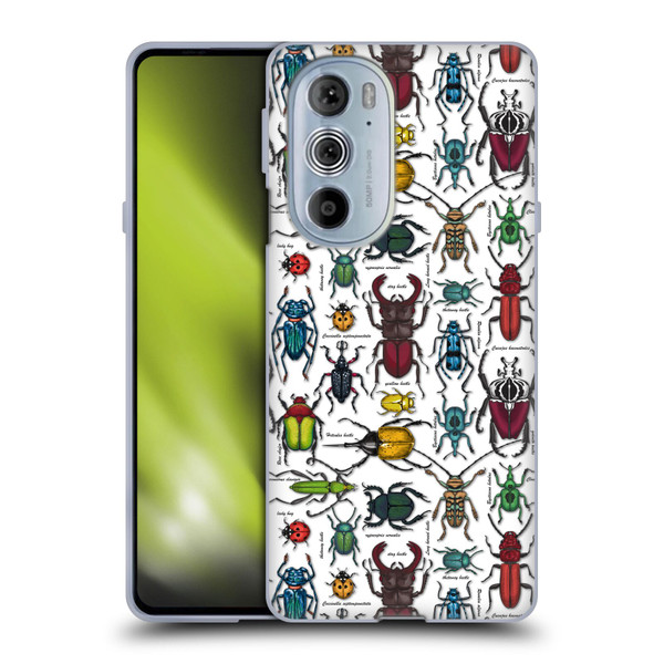 Katerina Kirilova Graphics Beetles Soft Gel Case for Motorola Edge X30