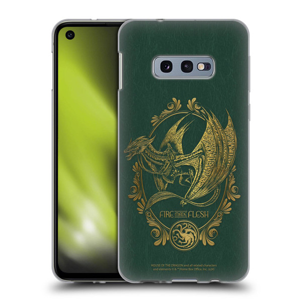 House Of The Dragon: Television Series Season 2 Graphics Fire Made Flesh Soft Gel Case for Samsung Galaxy S10e