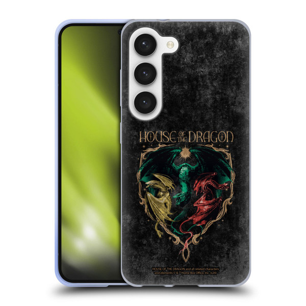 House Of The Dragon: Television Series Season 2 Graphics Dragons Soft Gel Case for Samsung Galaxy S23 5G