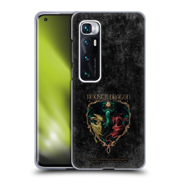 House Of The Dragon: Television Series Season 2 Graphics Dragons Soft Gel Case for Xiaomi Mi 10 Ultra 5G