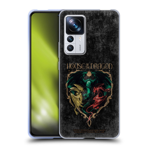 House Of The Dragon: Television Series Season 2 Graphics Dragons Soft Gel Case for Xiaomi 12T Pro