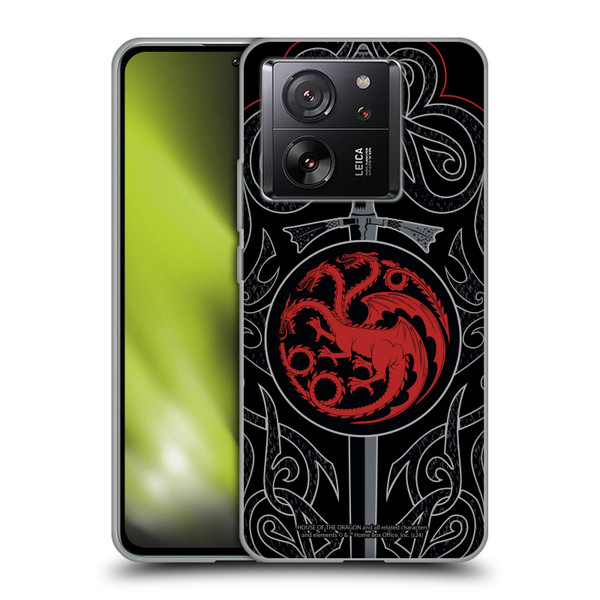 House Of The Dragon: Television Series Season 2 Graphics Daemon Targaryen Sword Soft Gel Case for Xiaomi 13T 5G / 13T Pro 5G