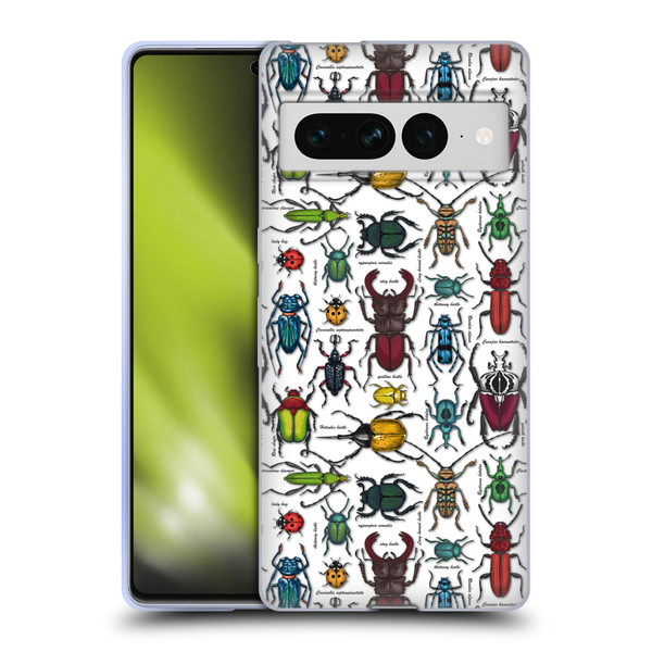 Katerina Kirilova Graphics Beetles Soft Gel Case for Google Pixel 7 Pro