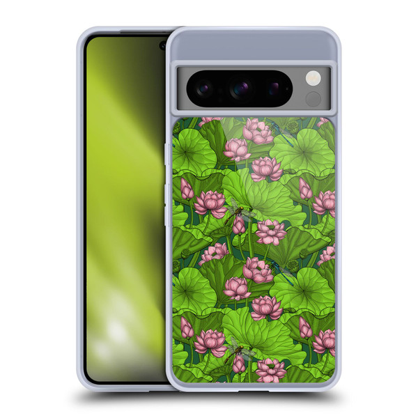 Katerina Kirilova Graphics Lotus Garden Soft Gel Case for Google Pixel 8 Pro