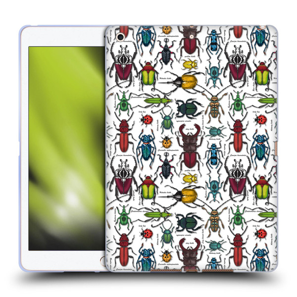Katerina Kirilova Graphics Beetles Soft Gel Case for Apple iPad 10.2 2019/2020/2021