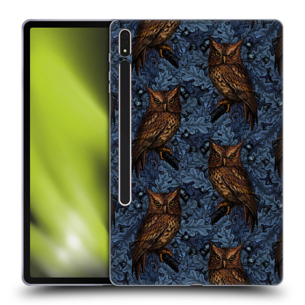 Katerina Kirilova Graphics Night Owls Soft Gel Case for Samsung Galaxy Tab S8 Plus