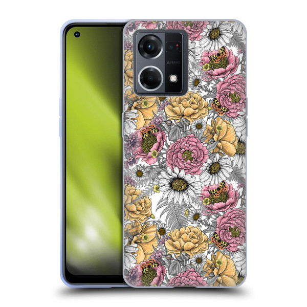 Katerina Kirilova Graphics Garden Bouquet Soft Gel Case for OPPO Reno8 4G