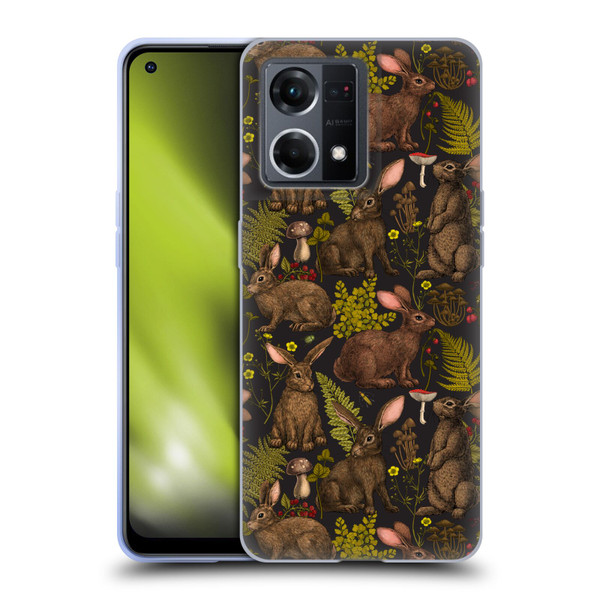 Katerina Kirilova Graphics Rabbits Soft Gel Case for OPPO Reno8 4G