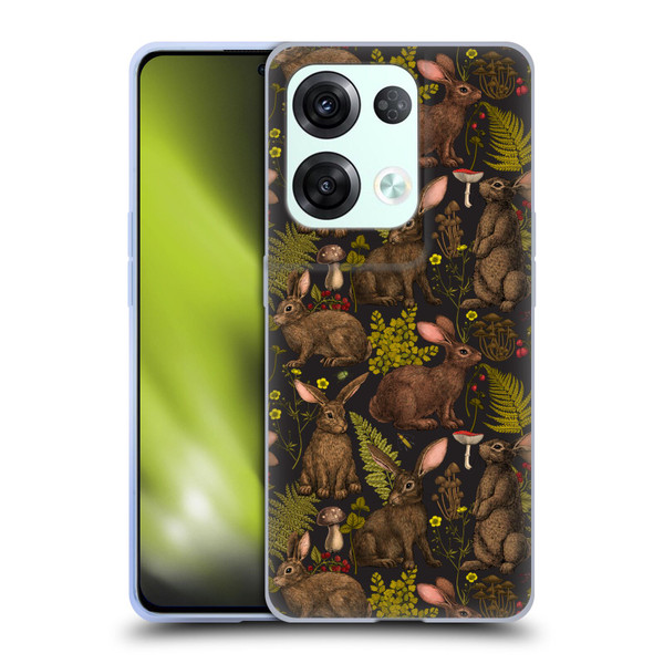 Katerina Kirilova Graphics Rabbits Soft Gel Case for OPPO Reno8 Pro
