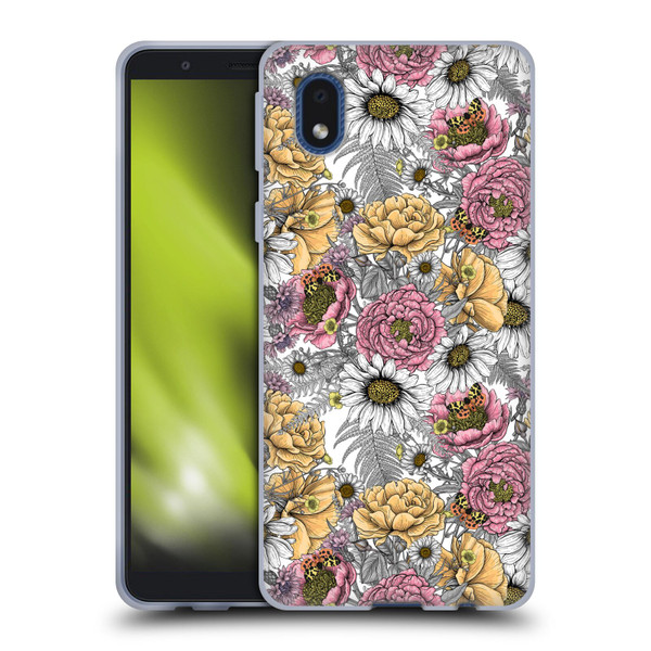 Katerina Kirilova Graphics Garden Bouquet Soft Gel Case for Samsung Galaxy A01 Core (2020)