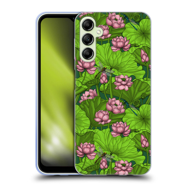 Katerina Kirilova Graphics Lotus Garden Soft Gel Case for Samsung Galaxy A14 5G