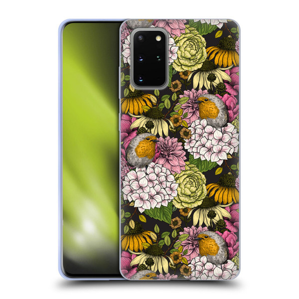 Katerina Kirilova Graphics Robins In The Garden Soft Gel Case for Samsung Galaxy S20+ / S20+ 5G